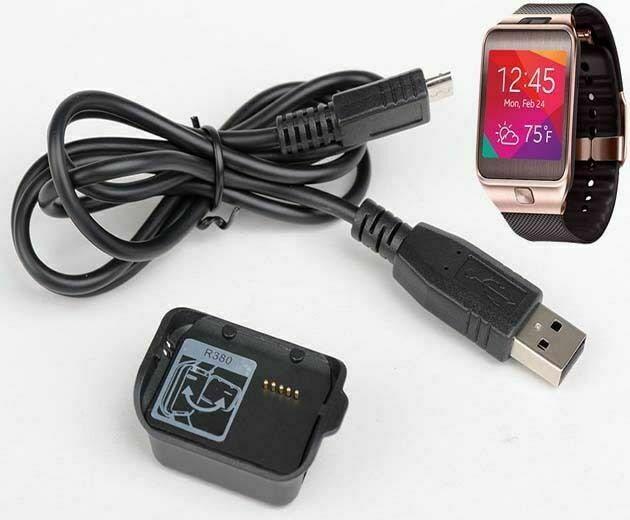 For Samsung Galaxy Gear 2 SM-R380 Smartwatch Charger Charging Dock Cradle +Cable