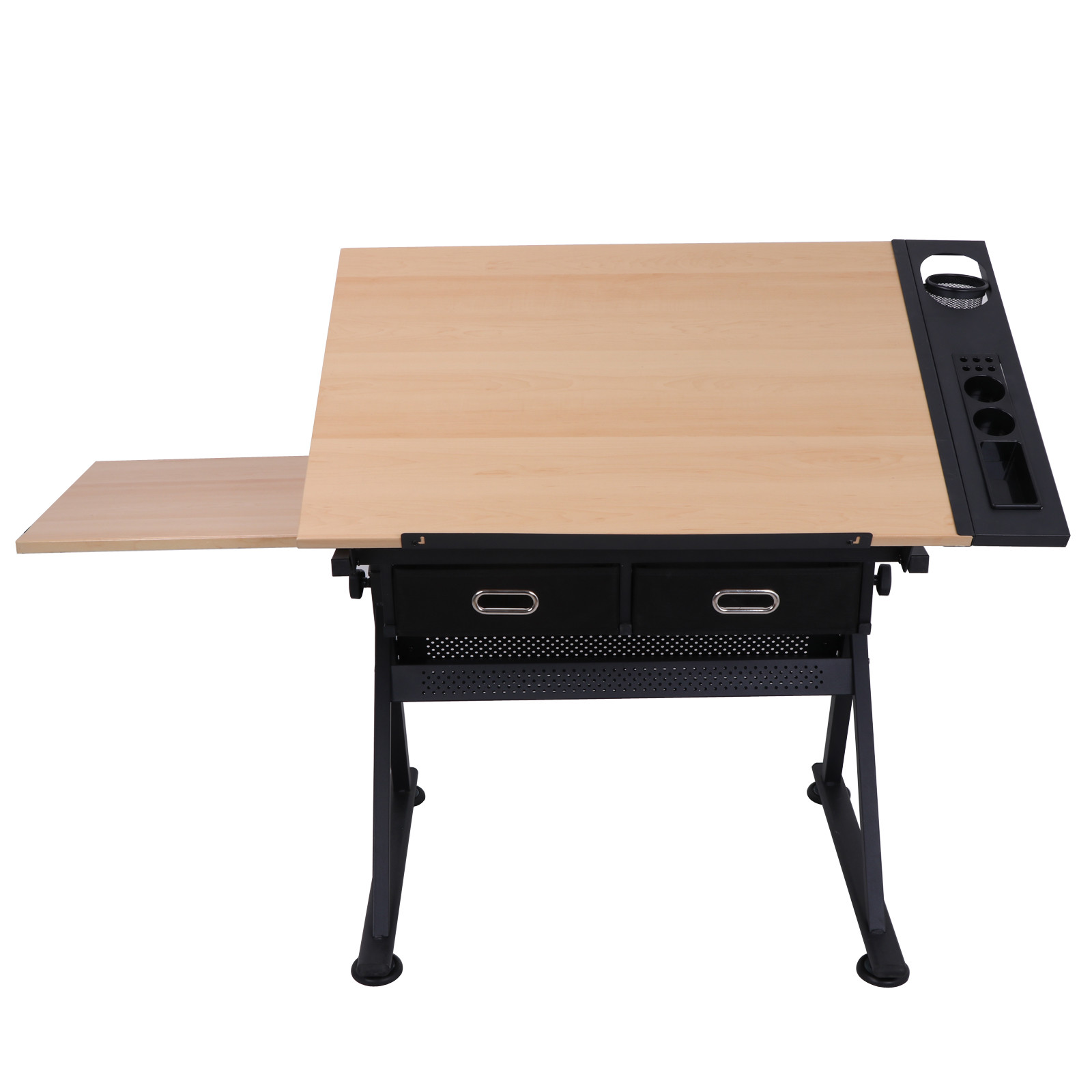 Adjustable Drafting Drawing Table Craft Tiltable Tabletop with Stool Cozy Stool