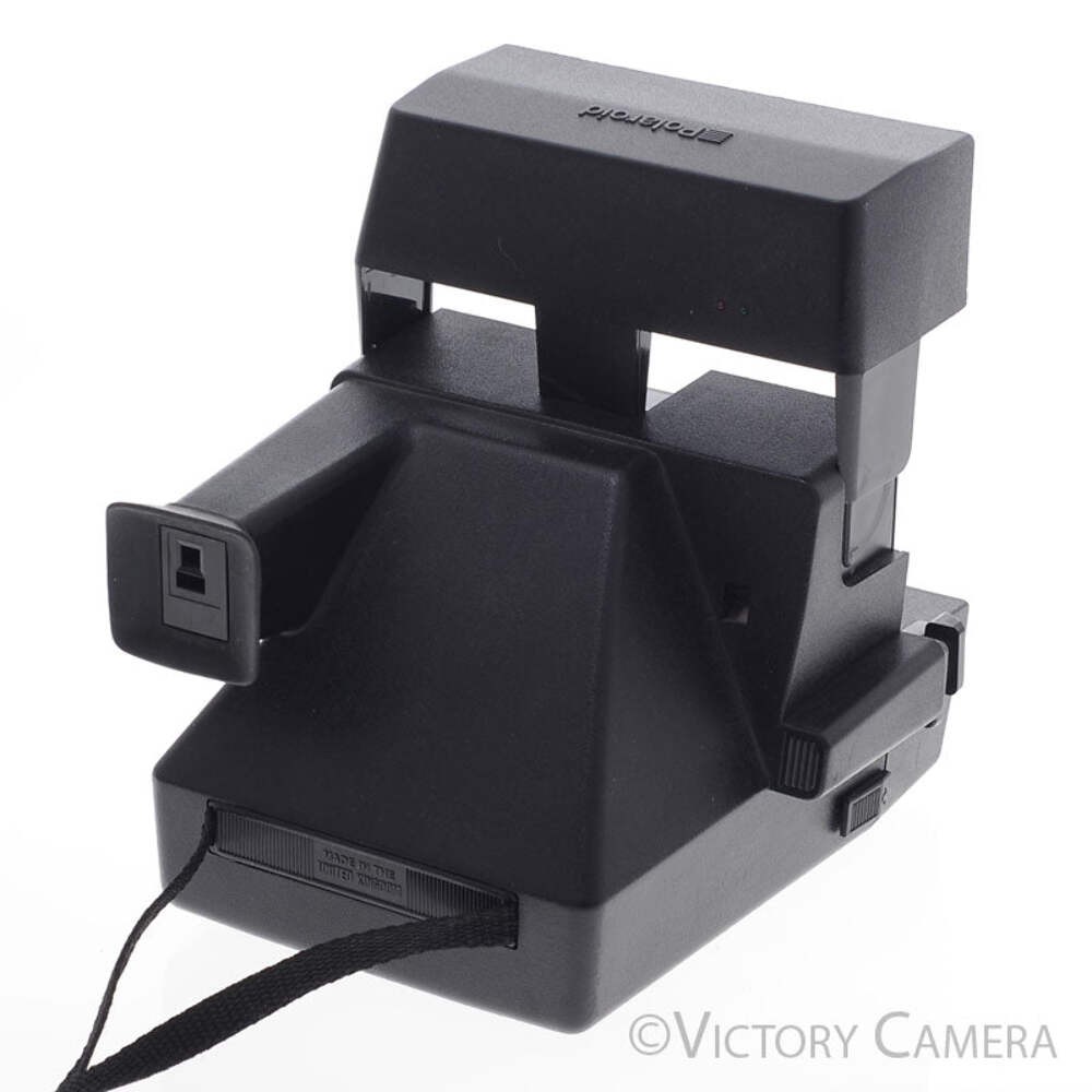 Polaroid One Step Flash 600 Black Instant Film Camera [EXC+]