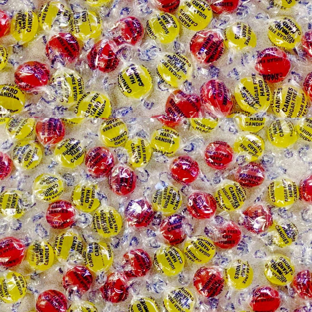 Sugar Free Hard Candy Mix Cinnamon Disc & lemon drops - 1,2 LB | Free Shipping!