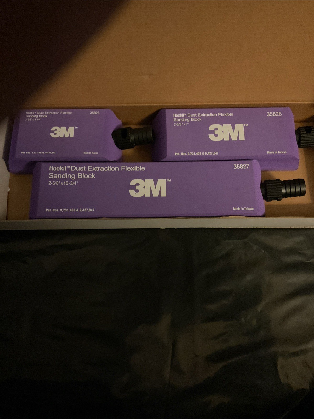 3M Hookit 35829 Flexible Sanding Hand Block Kit, Hook and Loop Attachment
