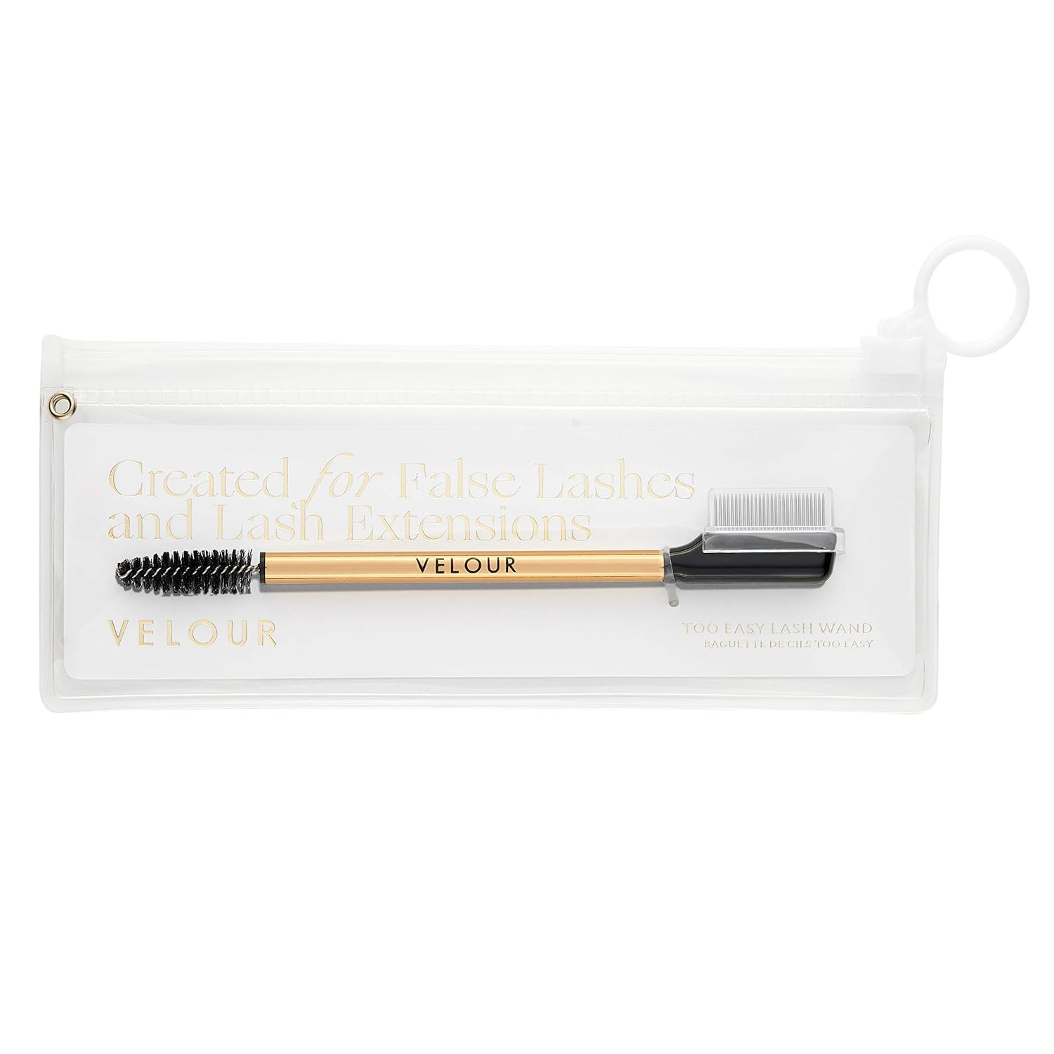 Too Clean Lash Wand, 2 in 1 Eyelash Cleansing Brush for False Lashes and Eyelash