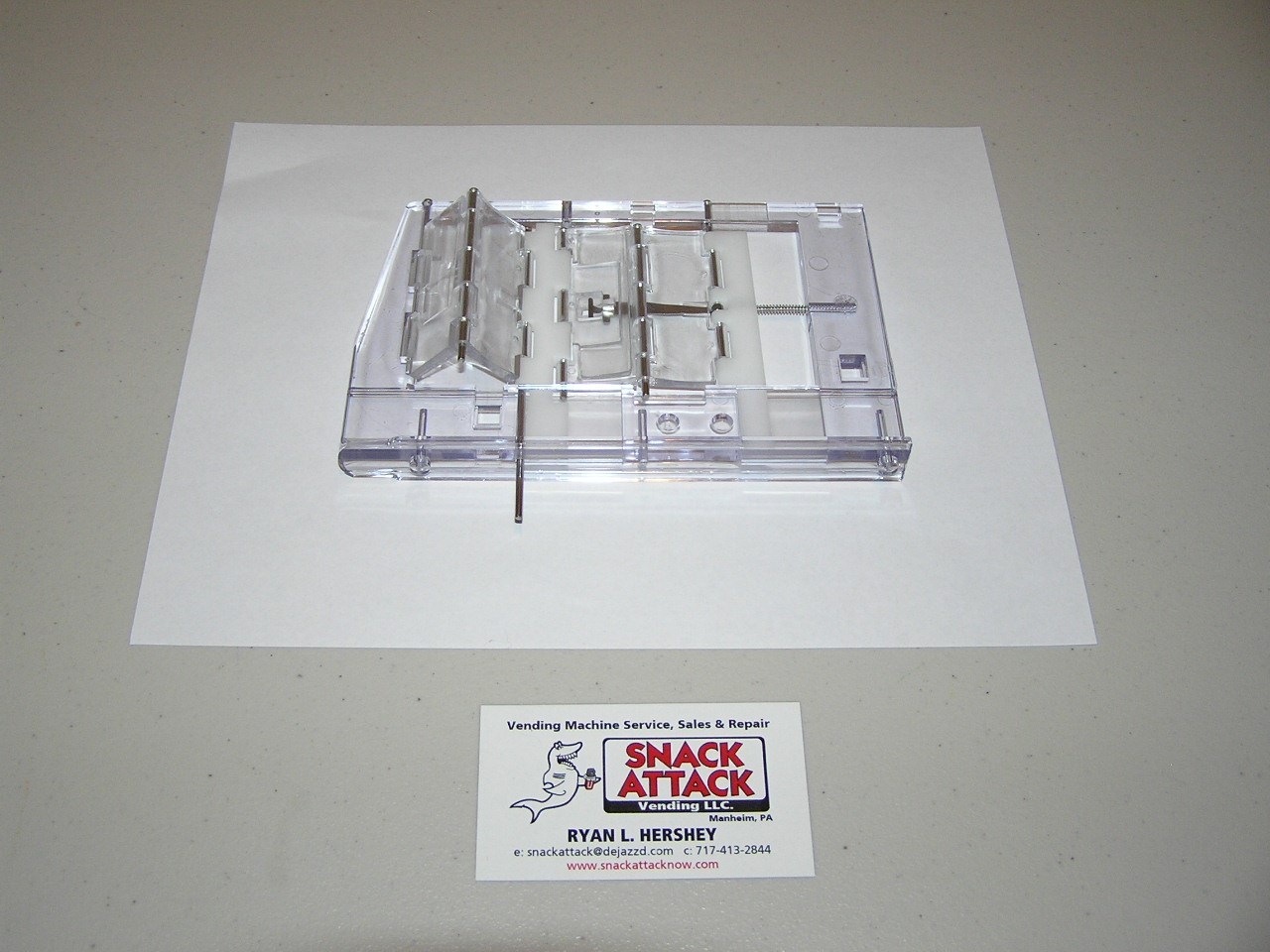 DIXIE NARCO BEV MAX 2145, 3561 & 5591 TALL GATE ASSEMBLY 1/8" NUT DRIVER