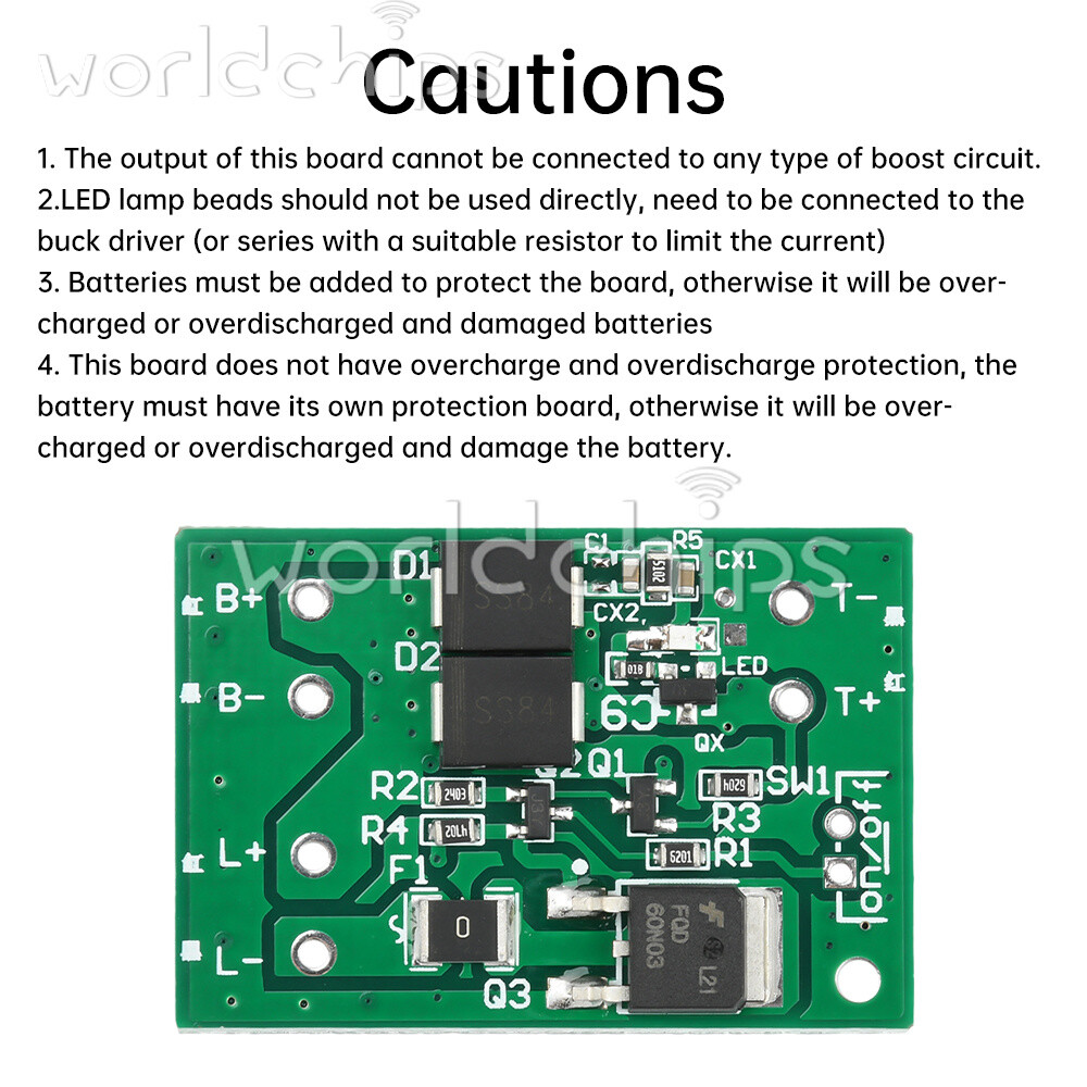 10X 3.2V-15V Solar Light Circuit Control Board Solar Light Controller PCBA Board