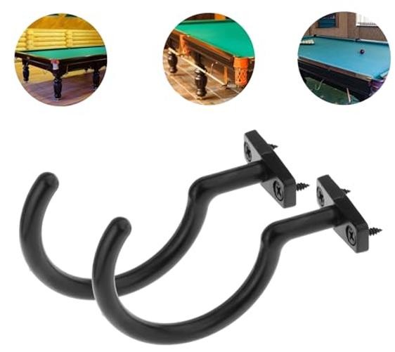 2Pcs Snooker Billiard Table Board Cue Hook Bridge Rod Pool Table Rack with 2