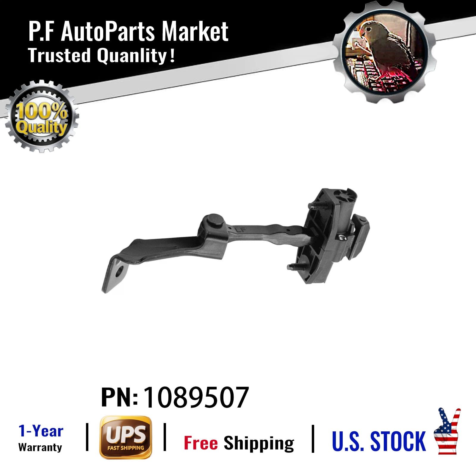 Fits For 17-21 Tesla Model 3 Front LH Side Door Limiter Check Strap 1089507 ✨