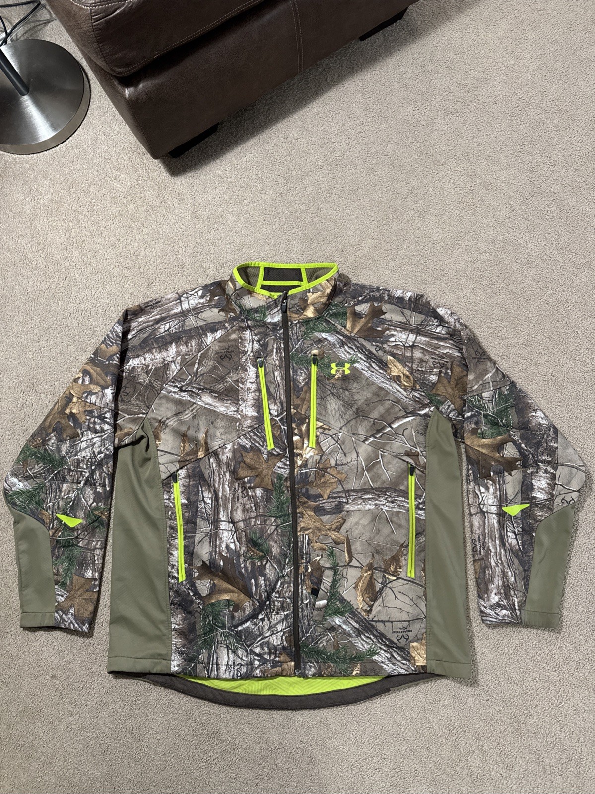 Under Armour Scent Control Infrared Storm 2 Softshell Camo Jacket Realtree 3XL