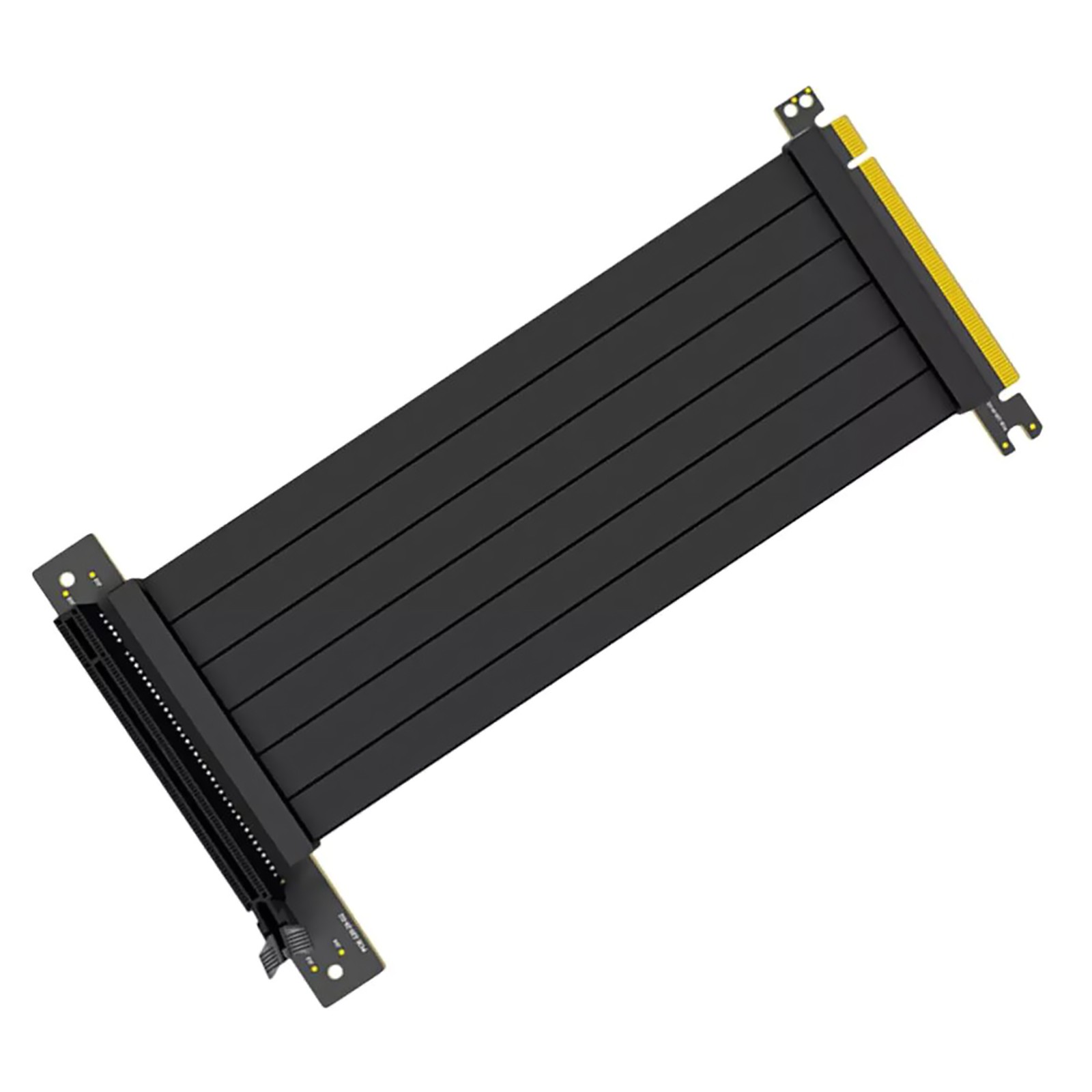Black 20cm 90 degree PCIE 16X 3.0 Riser Cable Graphics Card Extension Cable