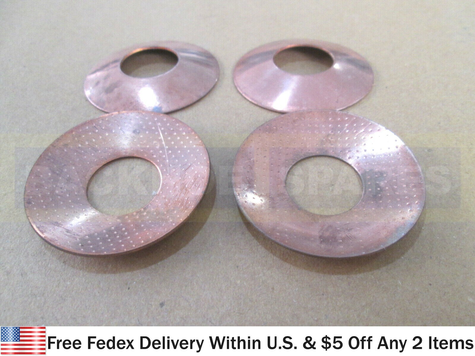 JCB PARTS - DIFF. GEAR SET THRUST WASHERS (PART NO. 808/00209 & 808/00210)