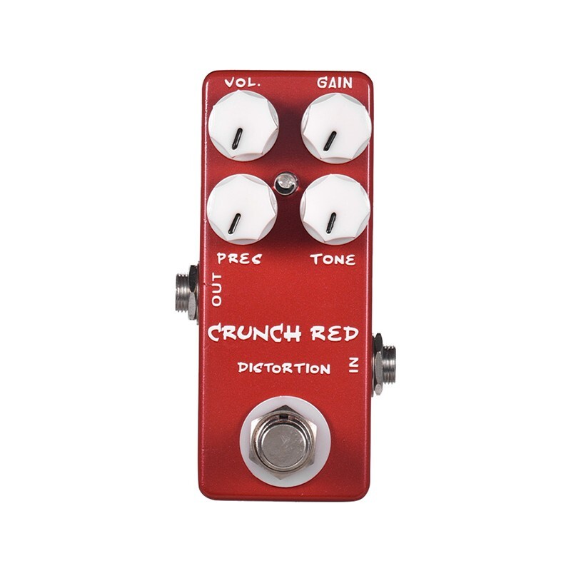 Mosky Red Crunch Box Distortion Guitar Effects Pedal Amazing Tone True Bypass