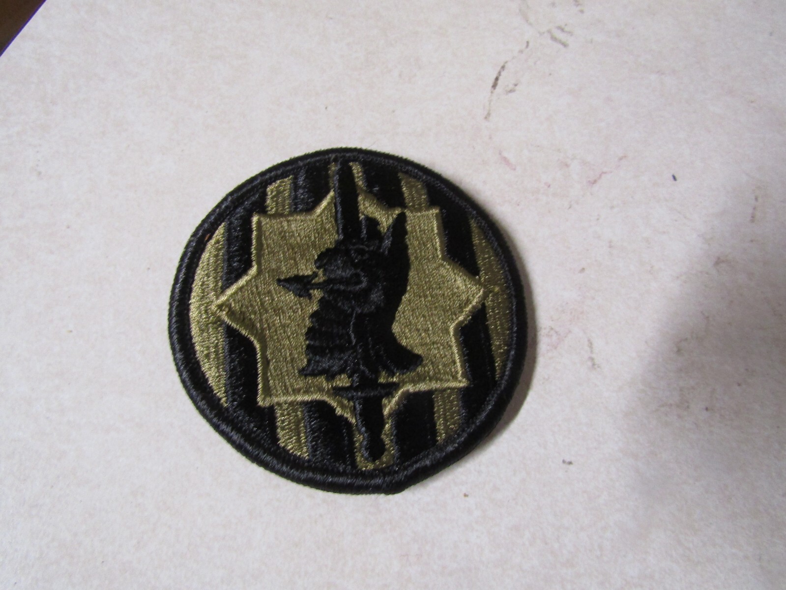MILITARY PATCH US ARMY OCP MULTICAM HOOK & LOOP 89TH MP MILITARY POLICE BRIGADE