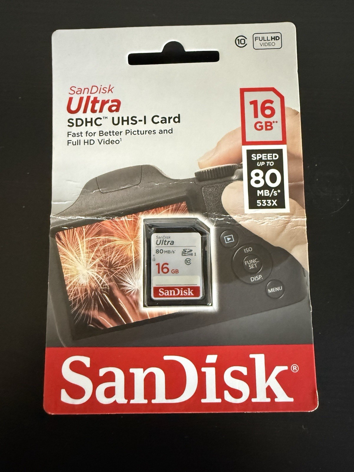 SanDisk Ultra 16 GB SD SDHC Memory Card - SDSDUNC-016G-GN6IN