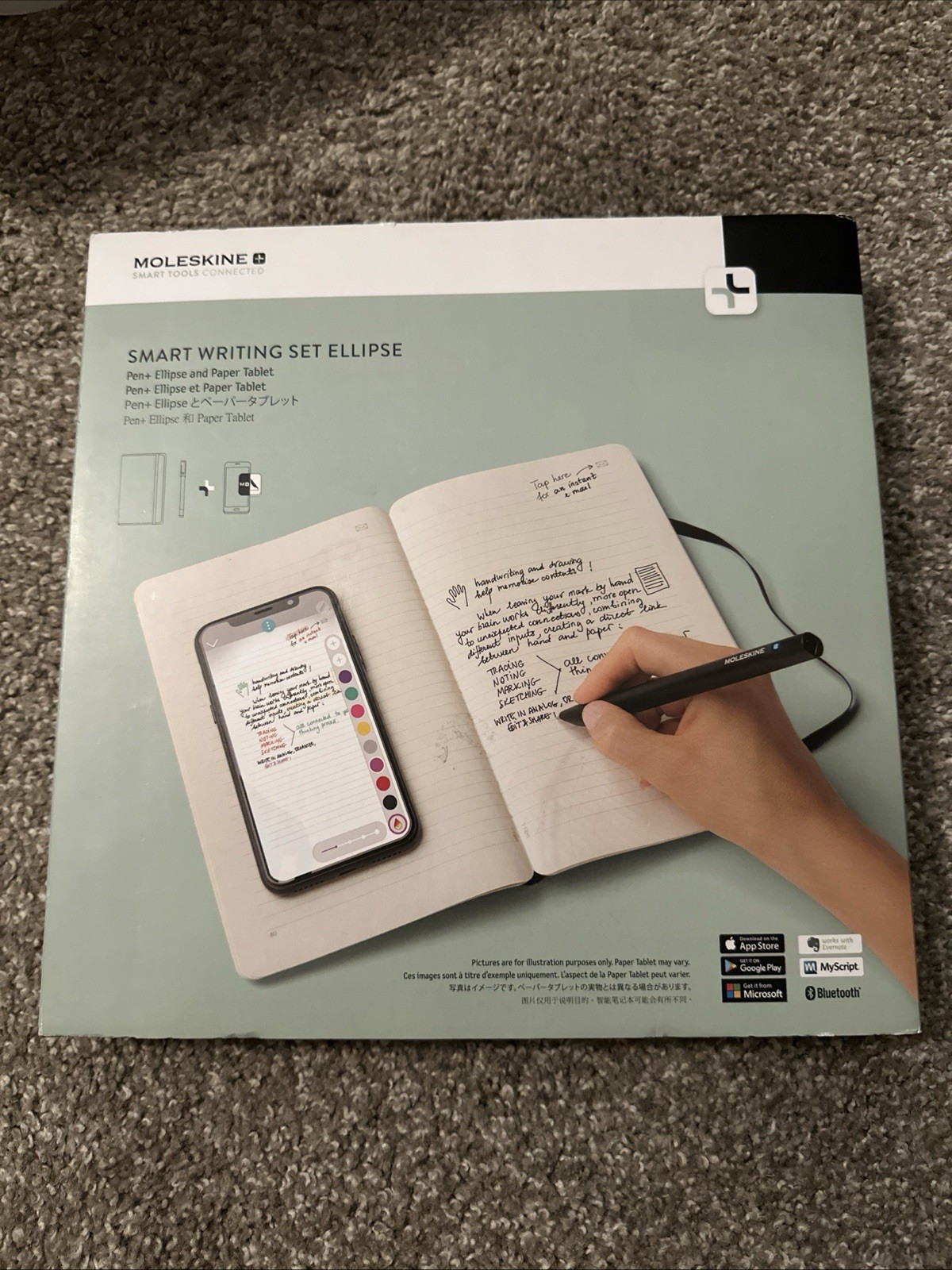 Moleskine Smart Tools Pen Ellipse Smart Writing Set Pen Model NWP-F70