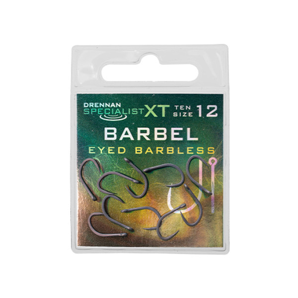 Drennan Specialist XT Barbel BL Strong Heavy Duty Barbel Fishing Hooks Barbless