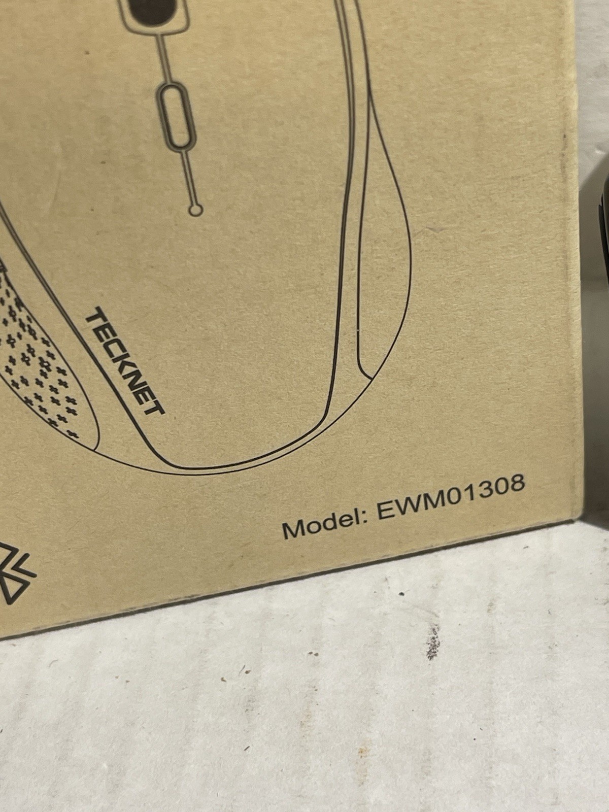 TECKNET Bluetooth Wireless Mouse - Black “Works Great”model-EWM01308 OPEN BOX