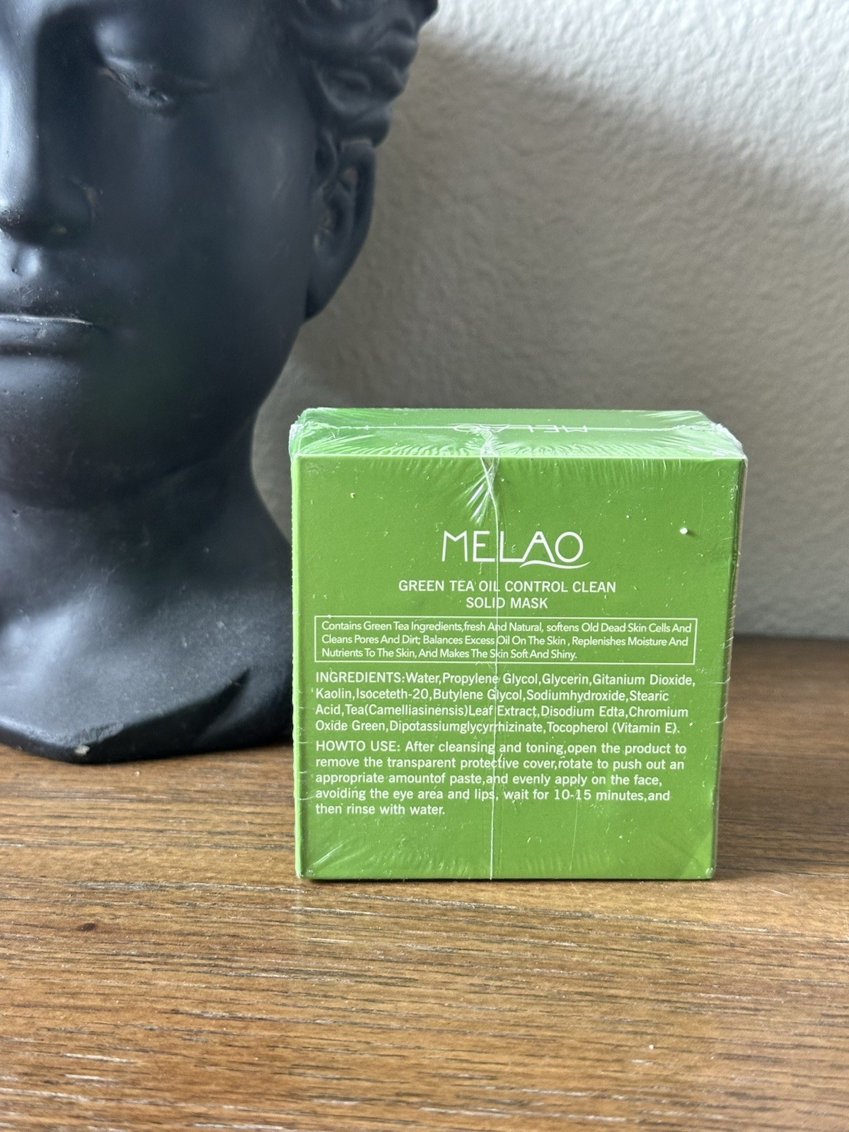2 Pack Meidian Green Solid Mask Stick - Deep Cleansing, Green Tea Oil Control