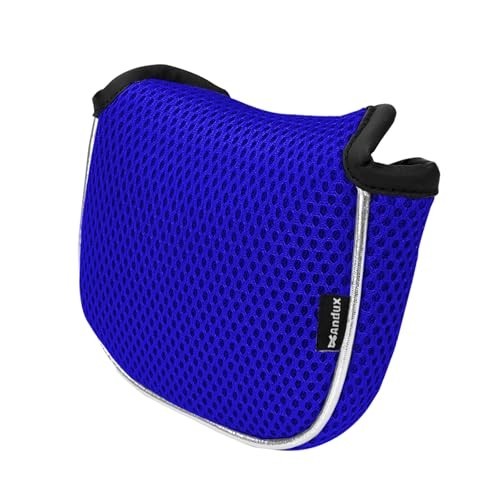 Golf Putter Head Covers for Center Shaft, Mallet & Square Design, Durable Protec