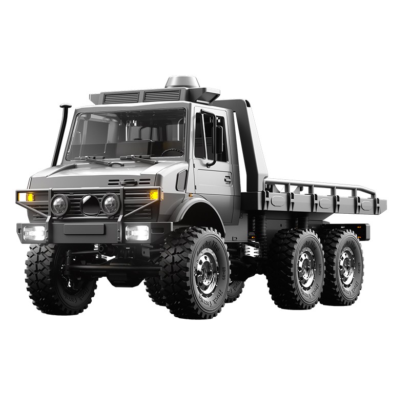 C8823 1/18 RC Car Crawler 2.4G 6WD Simulated Unimog Truck with 2 batteries LED