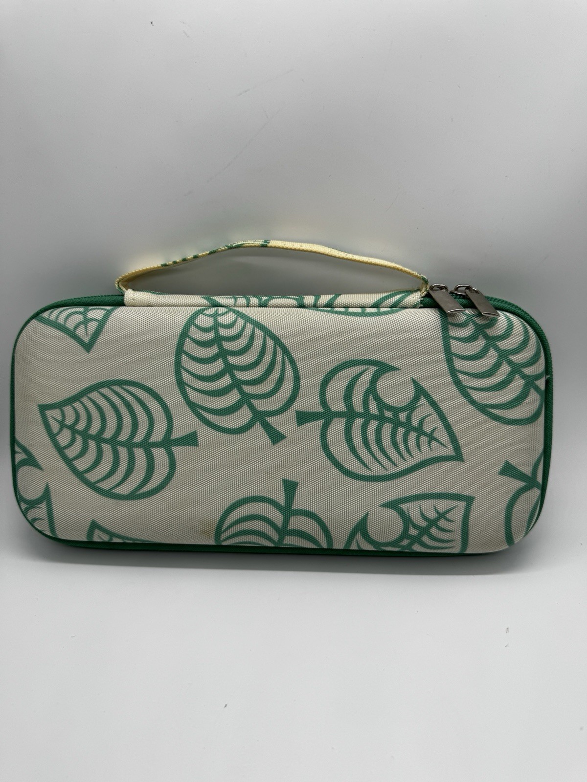 Animal Crossing Teal Leaf Green Carrying Case For Nintendo Switch & Switch Lite