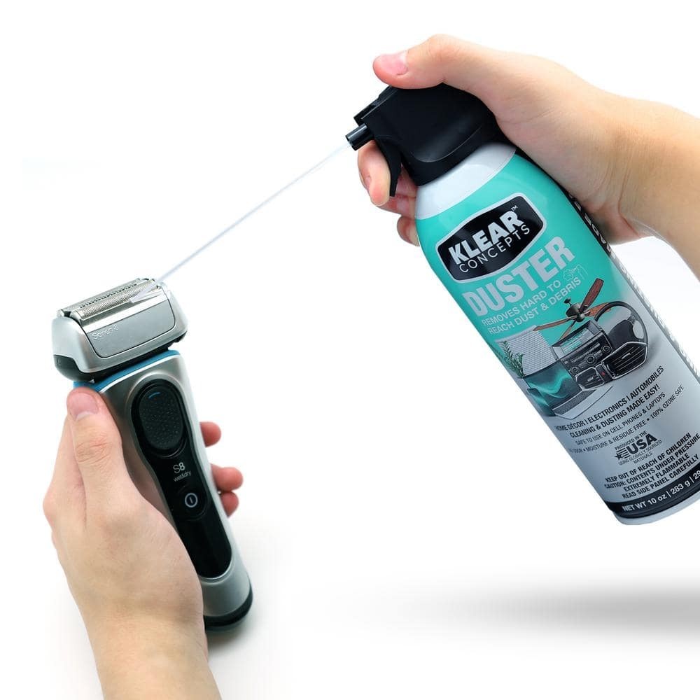 10 oz. Compressed Air Air Duster Cleaning Compressor Ozone Safe 2 Pack of Can
