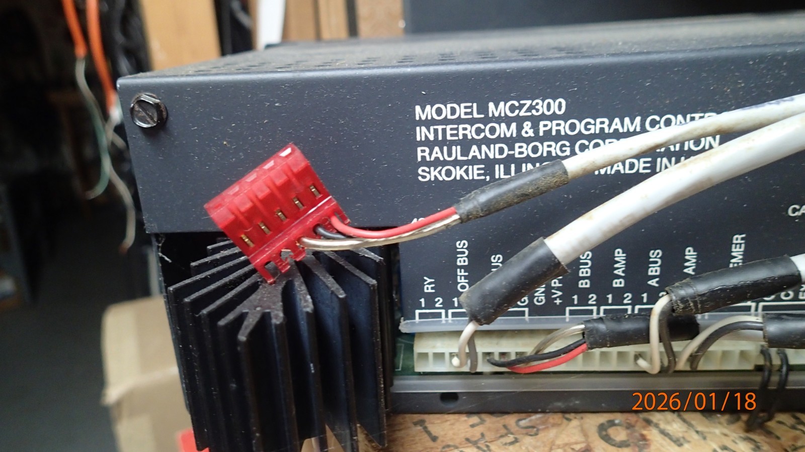 Rauland MCZ300 Intercom and Program Control Unit Pre Owned
