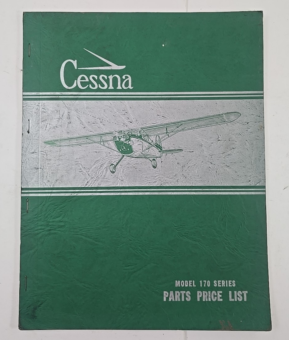1949 Cessna Parts Price List Cessna Model 170 Series Airplane Parts Price List