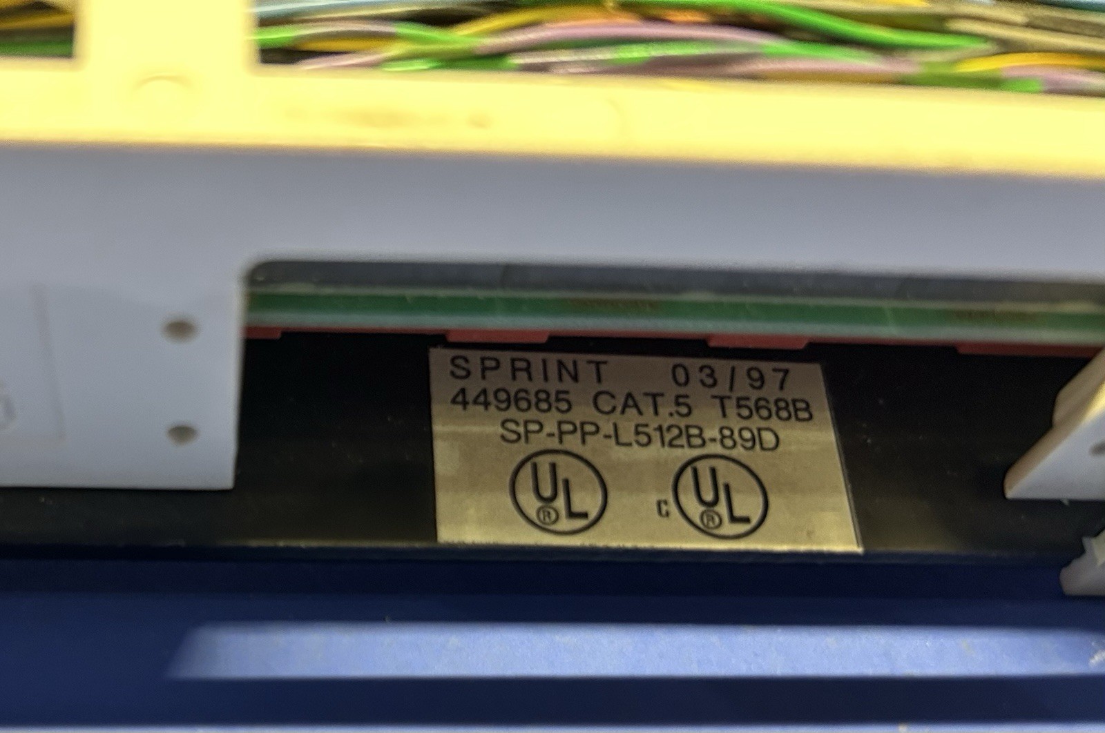 Cat5 Patch Panel 12 Port Punch Down Wall Mount, Sprint