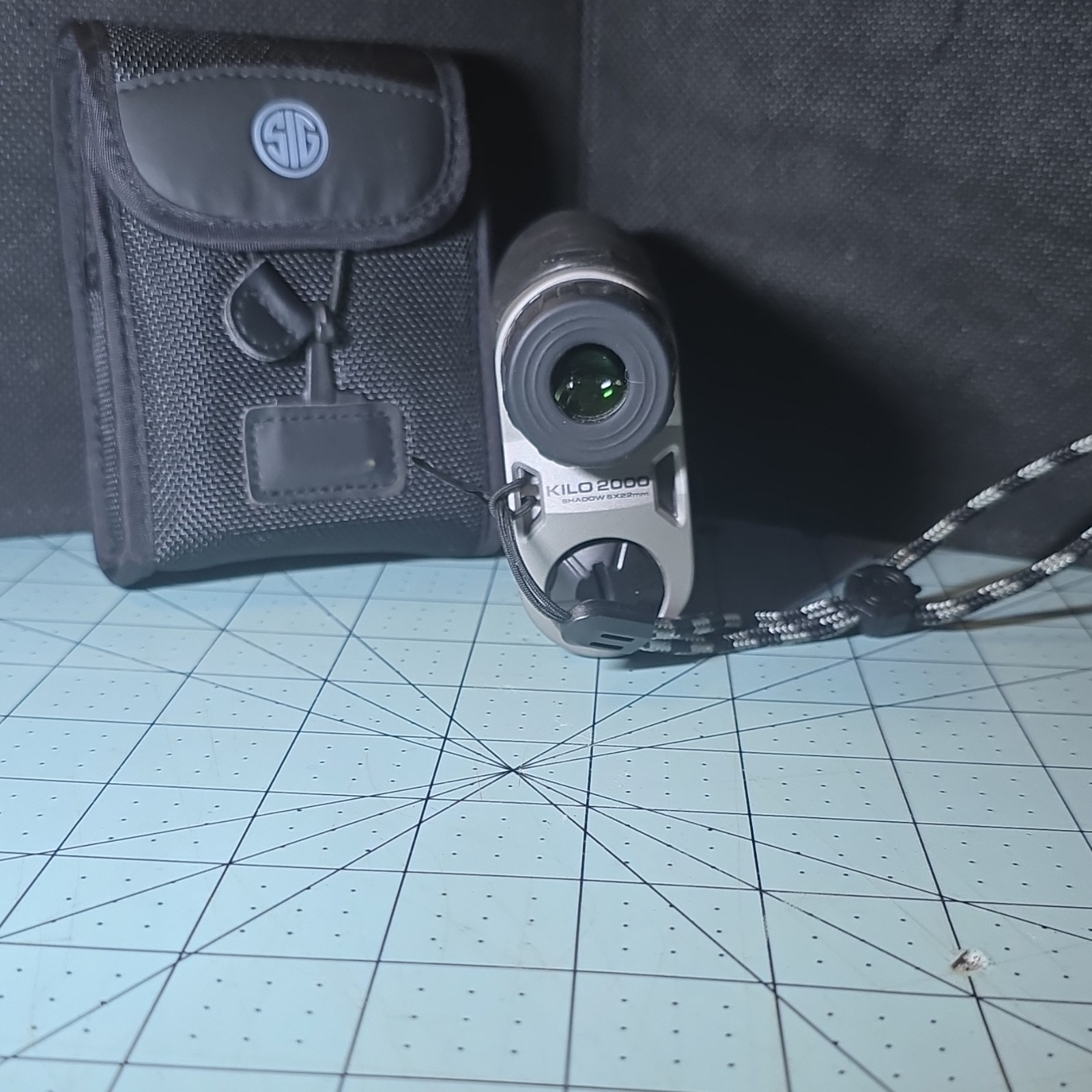 SIG SAUER KILO2000 SHADOW EXPRESS Rangefinder Gray/Black Mode Button Case