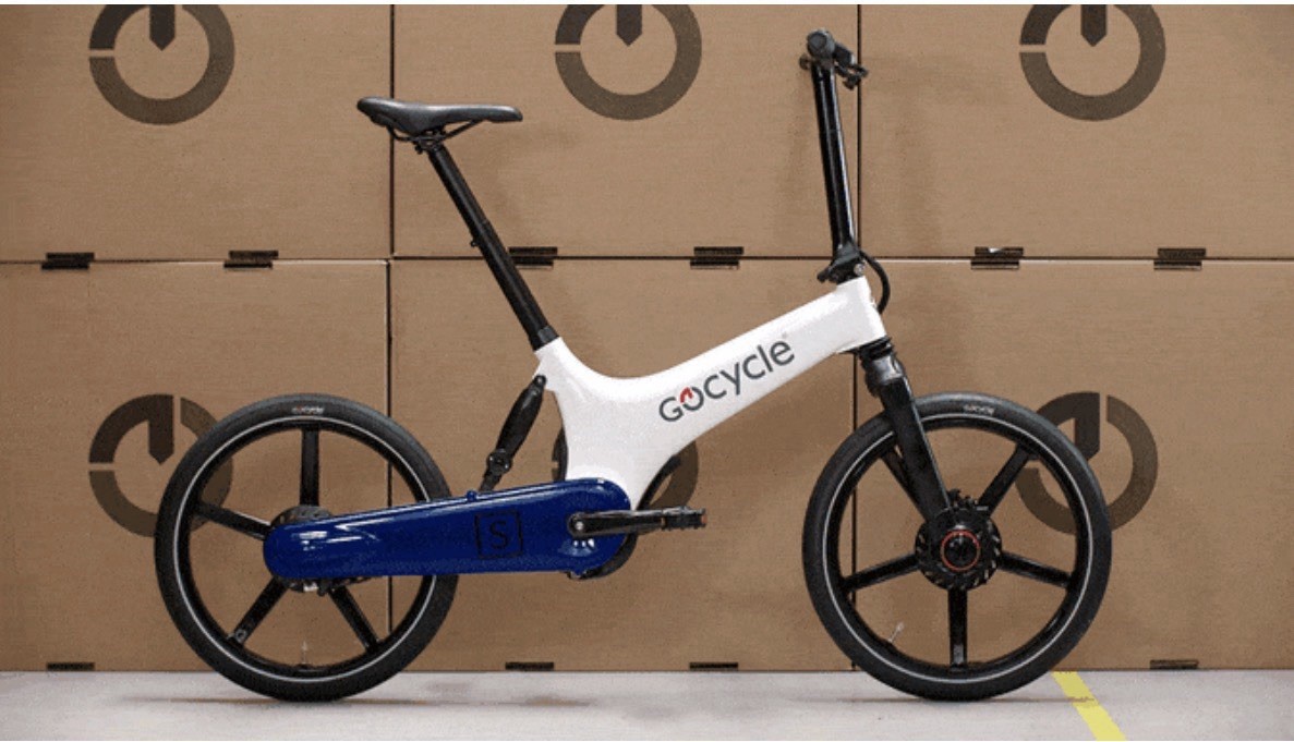 Gocycle GS Electric Folding Bike – Used Once 3.5 Mi + Travel Case + Lock – Rare