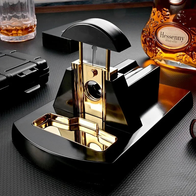 Cigar Scissors Smooth Exquisite Desktop Texture Scissors Stainless Steel Knife