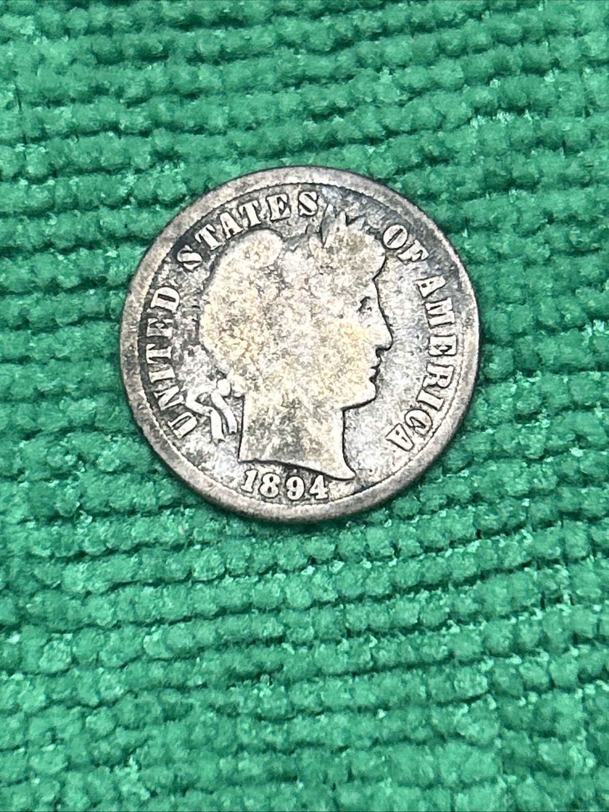 1894 Barber Dime. Semi-Key Date