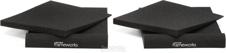 Gator Frameworks GFW-ISOPAD-MD Studio Monitor Isolation Pads - Medium