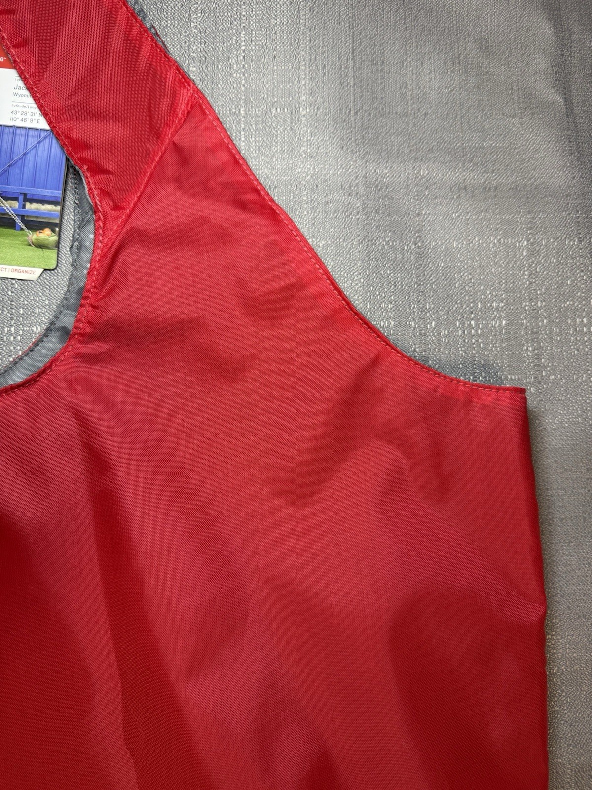 The North Face Mountain Athletics On The Run Bag Red Gray 23L Mesh Pocket