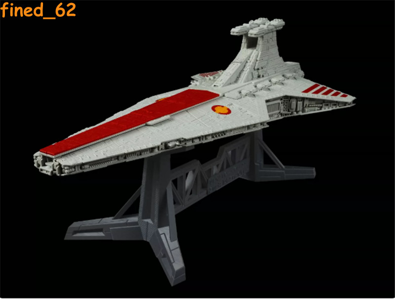 1/3200 Scale Venator-class Star Destroyer Assemble Model Kit W/base 3D Printing