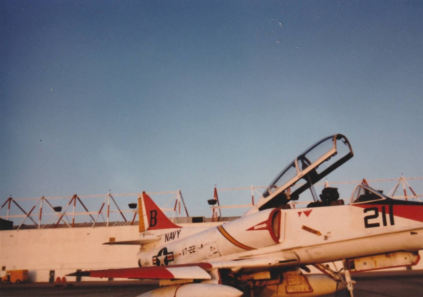 1984 US Navy Douglas TA-4J Skyhawk VT- 22  Original Photo NAS Kingsville Texas