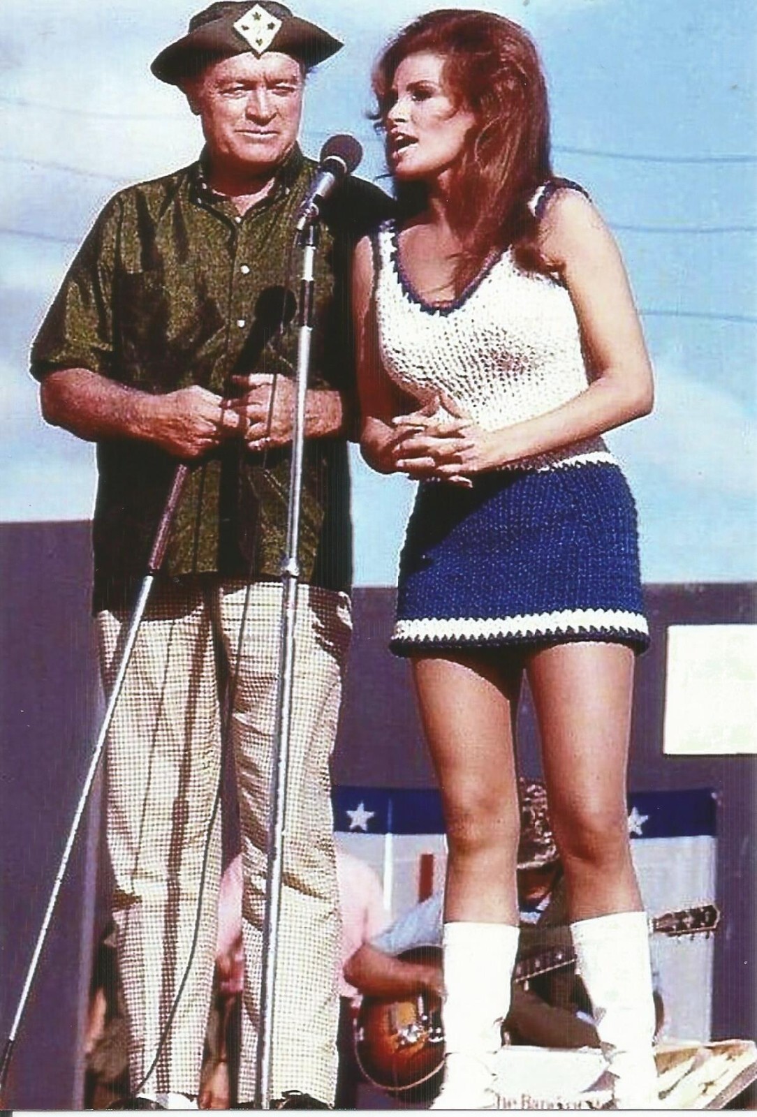 Vietnam  War  Photos --   Bob Hope & Raquel Welch....