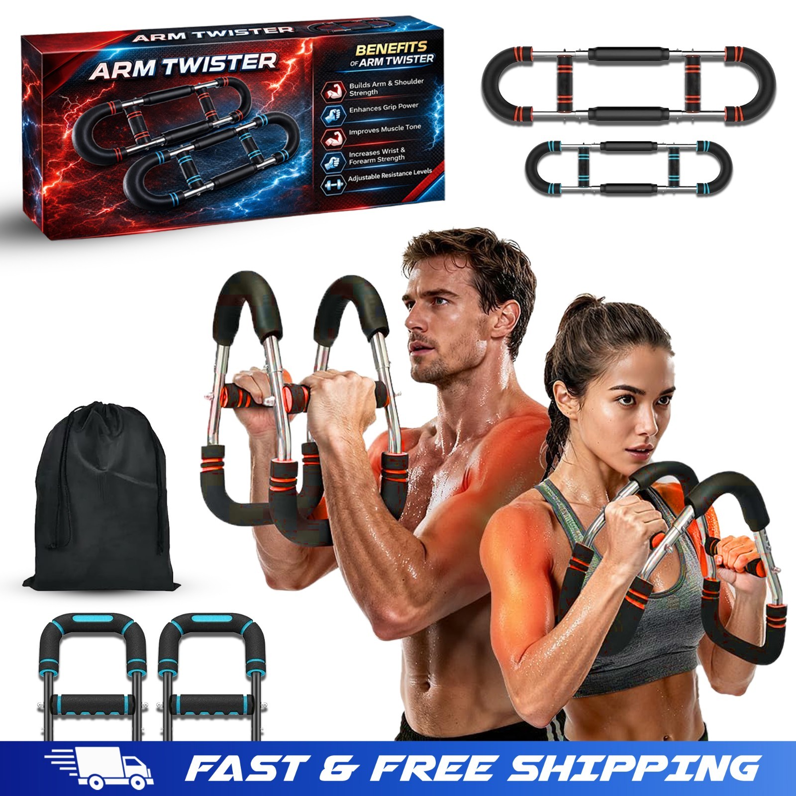 Heavy Duty Power Twister Arm & Chest Trainer for Men Chest And Arm Men Fitness