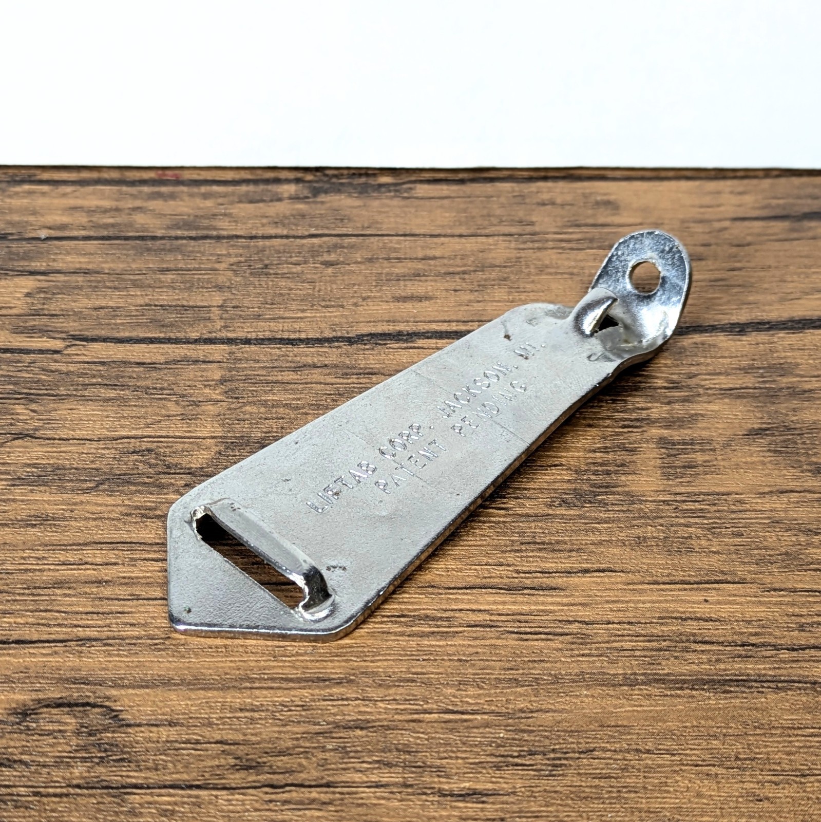 Vintage - 4" LIFTAB Key Can Opener for Stay-on-Tab Cans, Jackson, MI.