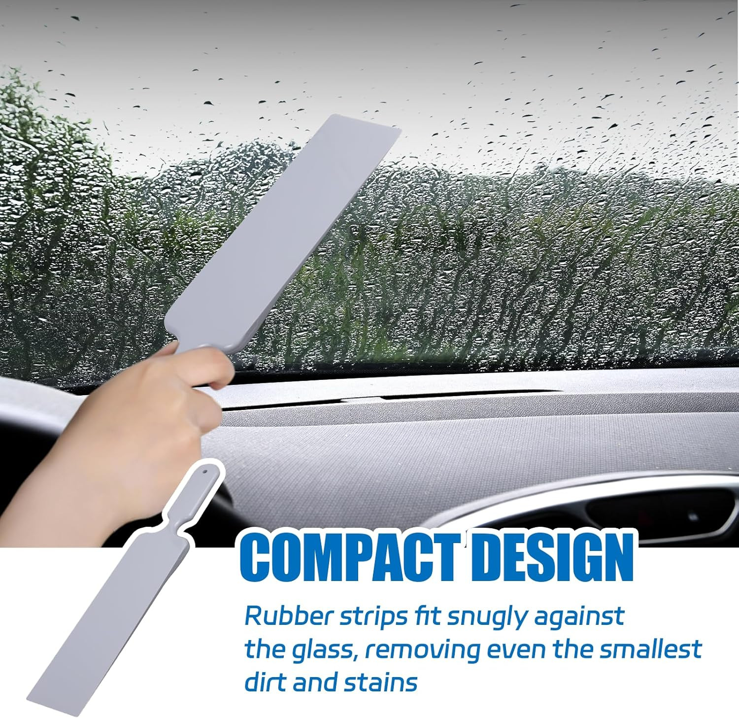 Car Bulldozer Squeegee, Long Handle Tint Tools, Scrubber Bulldozer Squeegee for
