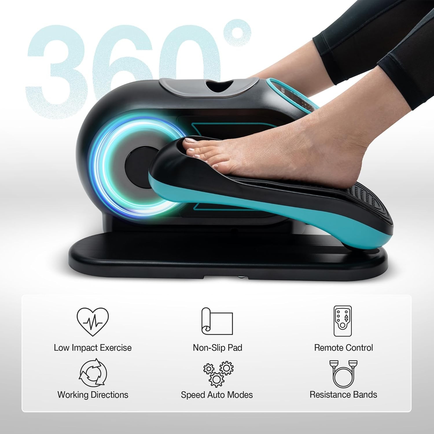 HUEIYEH Under Desk Elliptical Machine