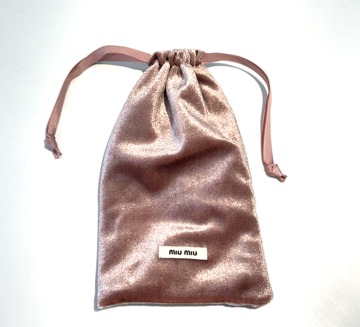 MIUMIU Eyeglasses  Sunglasses Drawstring Pouch Soft case Eyewear New
