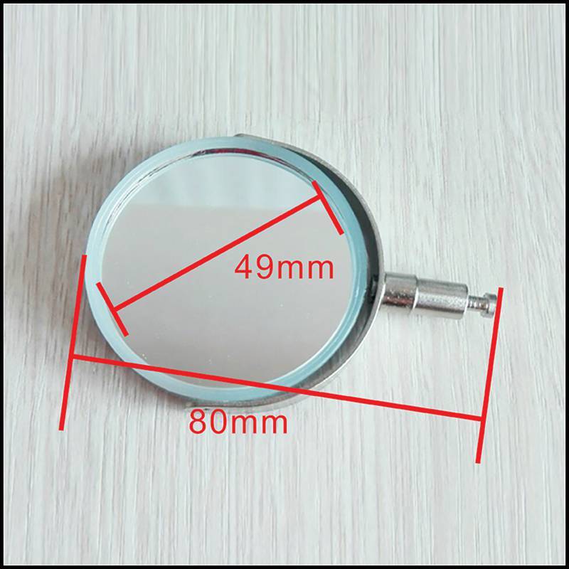 Metal Microscope Mirror Bracket w/ Glass Microscope Mirror Reflector Assembly