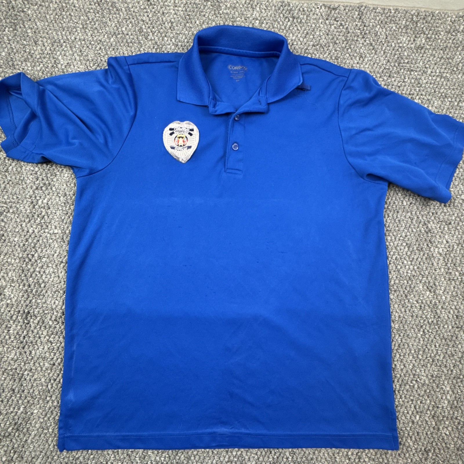 VTG Obsolete BALLY’S Hotel Casino LAS VEGAS Security Officer Badge Polo Shirt M