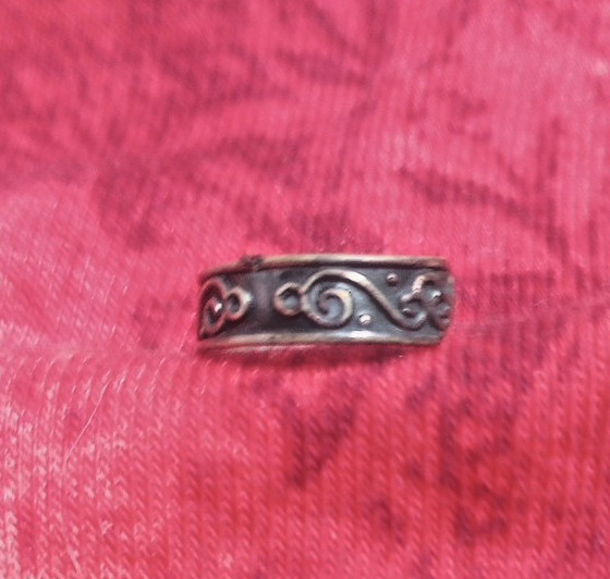 Sterling Silver Toe Ring Adjustable 925