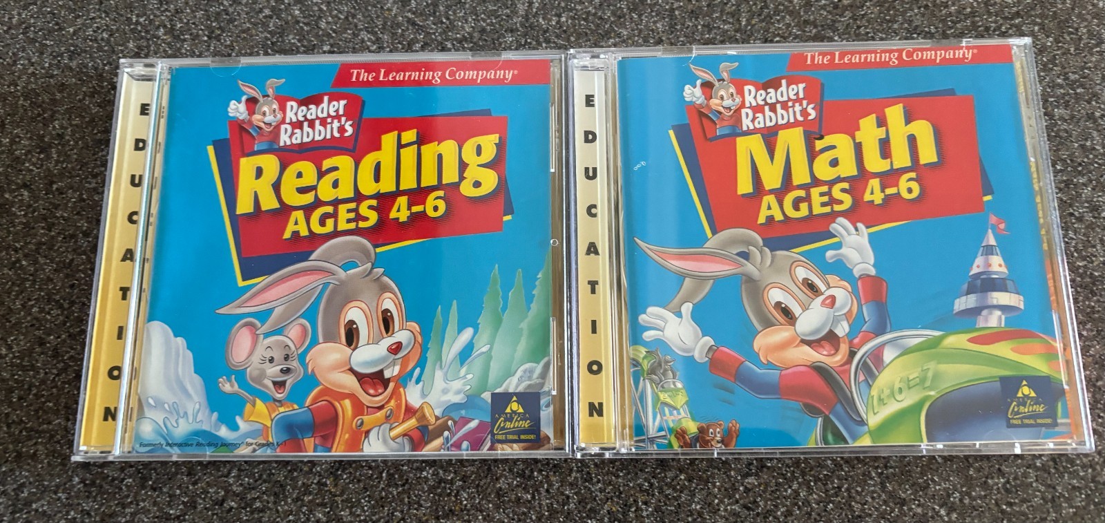 The Learning Company Reader Rabbit Personalized Reading and Math CD's Ages 4 - 6