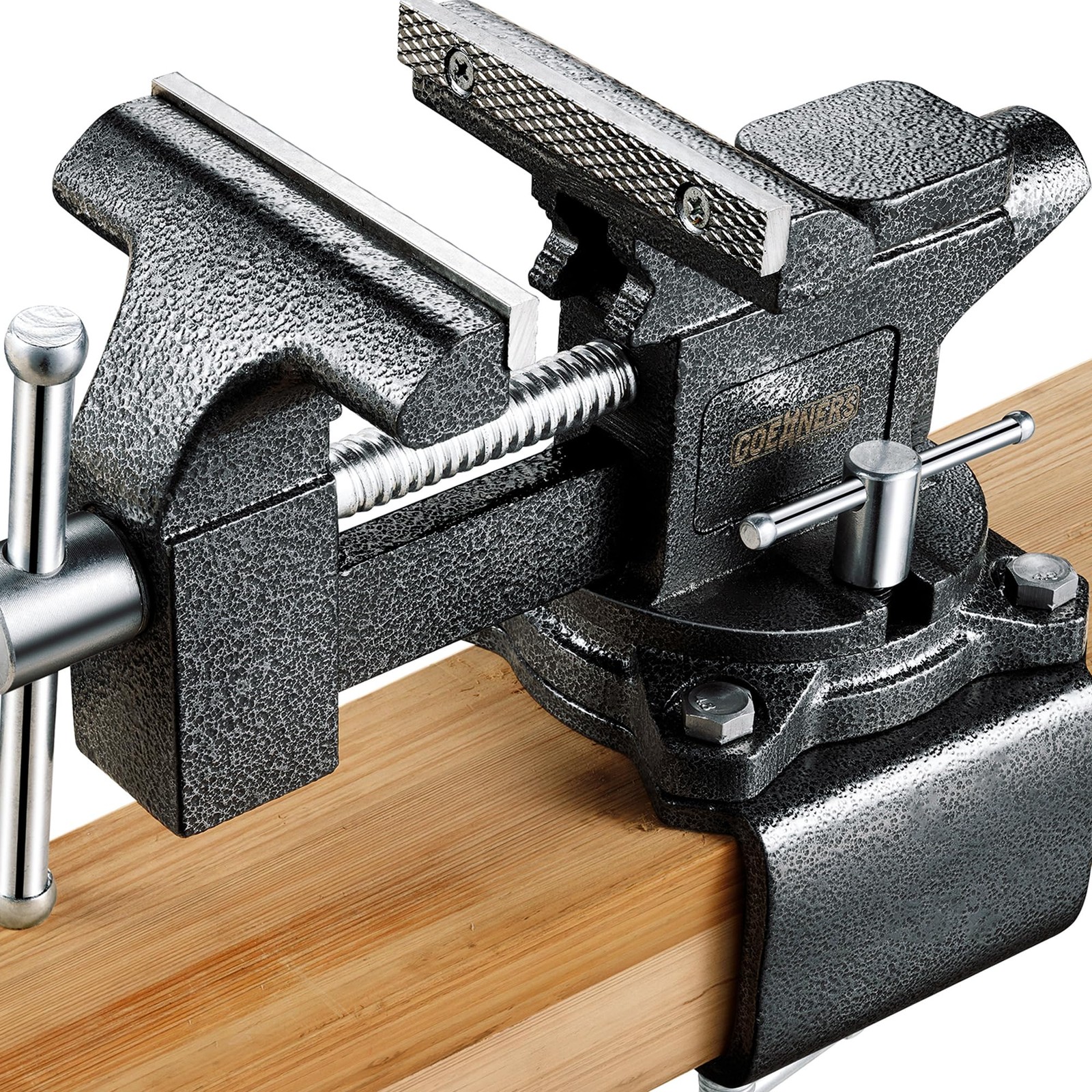 Goehner'S Upgraded Bench Vise 4-1/2 Jaw Width 4.3 Jaw Opening Table Vice For
