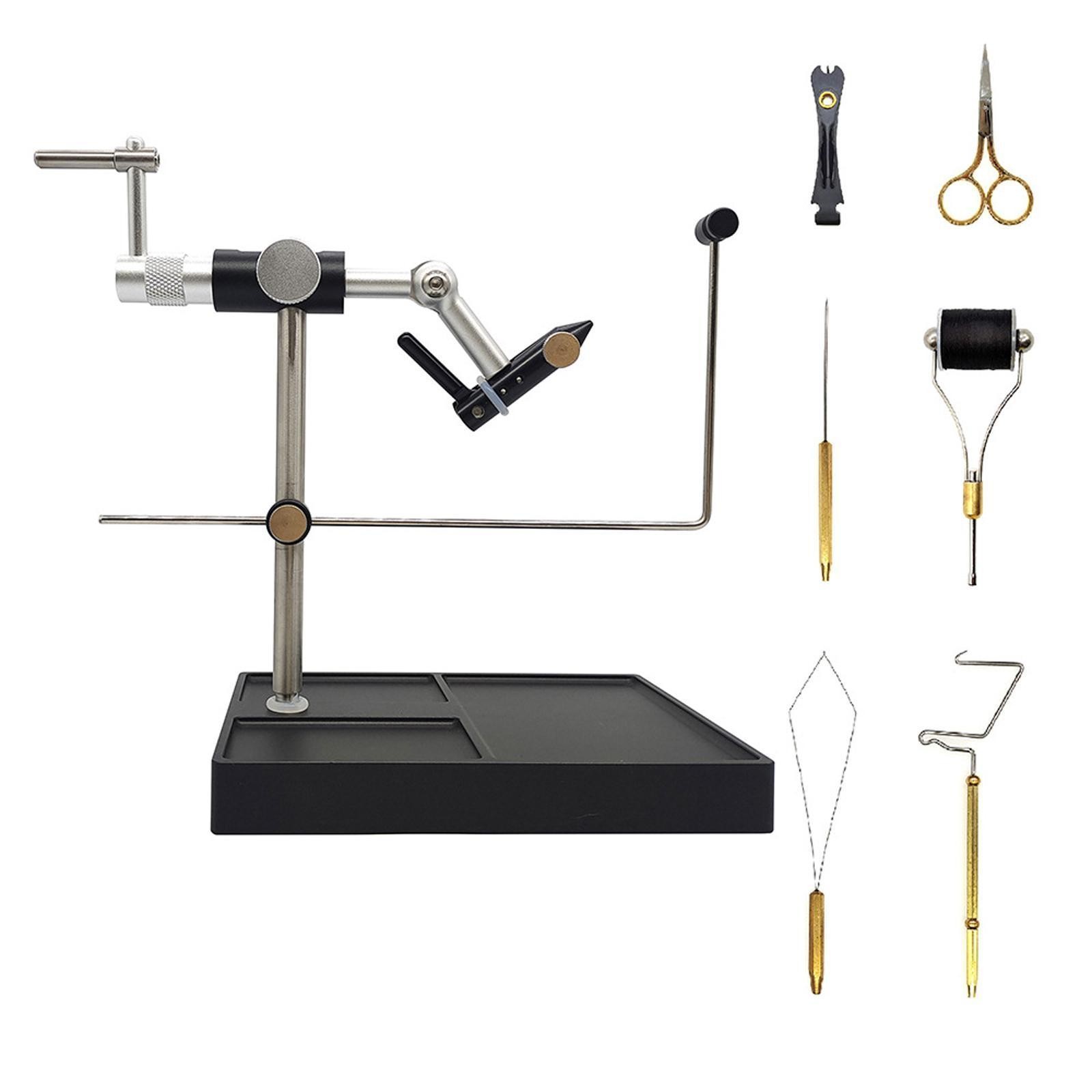 Rotary Fly Tying Vise Fly Tying Station Fly Making Tool