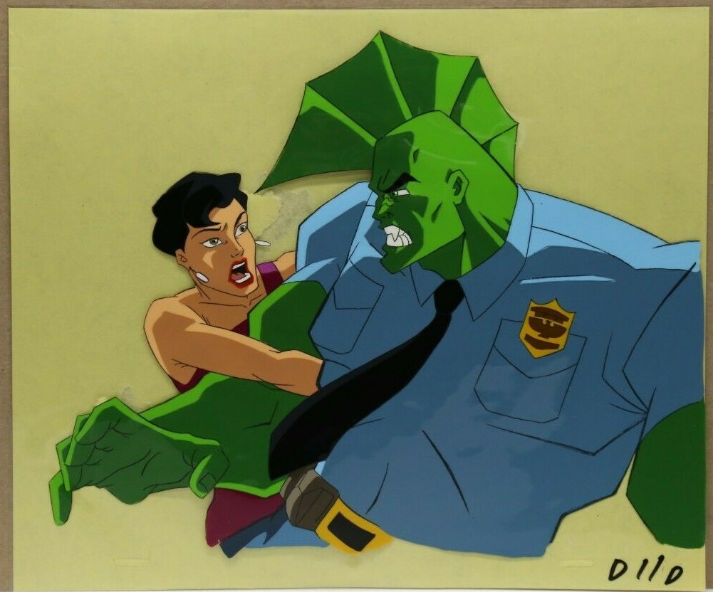 Savage Dragon Original Production Cel 115-4 - Used Condition