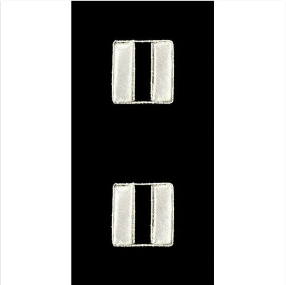 GENUINE U.S. MARINE CORPS EMBROIDERED RANK: CAPTAIN