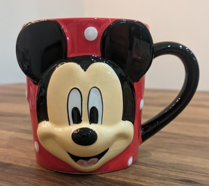 Disney Mickey Mouse Novelty 3D Mug Tea Coffee Brew Gift Idea